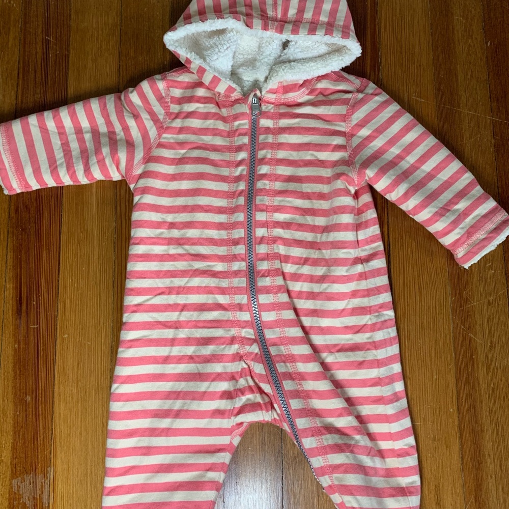 Hanna Andersson reversible marshmallow one piece